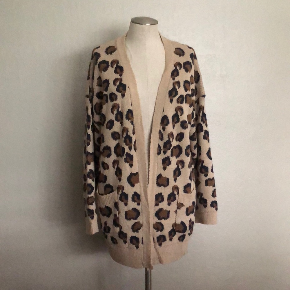 Leopard Print Leni Cardigan